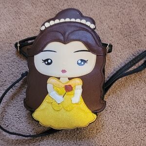 Charming Character Crossbody Bag - Yellow and Brown